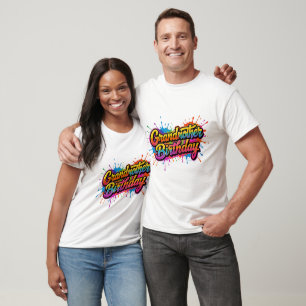 Camiseta Diseño de salpicaduras de pintura coloridas para e