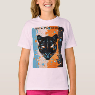 Camiseta Diseño de salpicaduras de pintura futurista de pan
