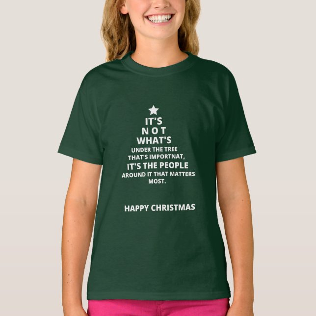 Camiseta Diseño de saludo de navidades (Anverso)