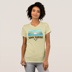 Camiseta Diseño de San Diego - Bella de las mujeres+Canvas 