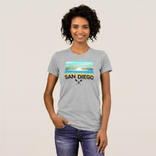 Camiseta Diseño de San Diego - Bella de las mujeres+Canvas 