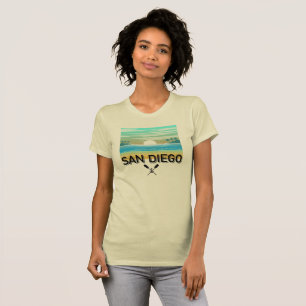 Camiseta Diseño de San Diego - Bella de las mujeres+Canvas 