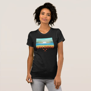 Camiseta Diseño de San Diego - Bella de las mujeres+Canvas 