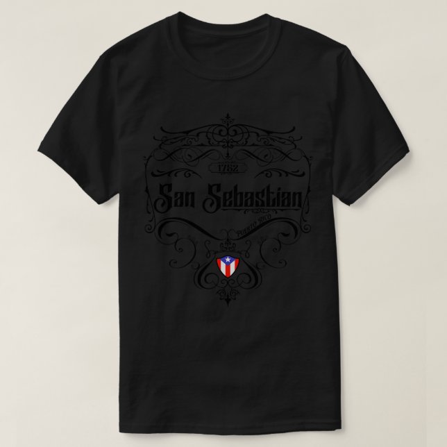 Camiseta Diseño de San Sebastián Vintage (Diseño del anverso)