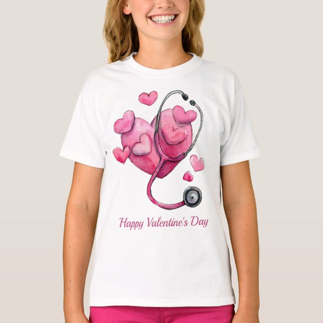 Camiseta Diseño de San Valentín para sanar corazones (Anverso)