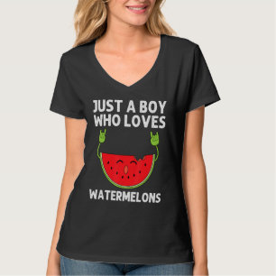 Camiseta Diseño de sandía para niños Comida de frutas de ve