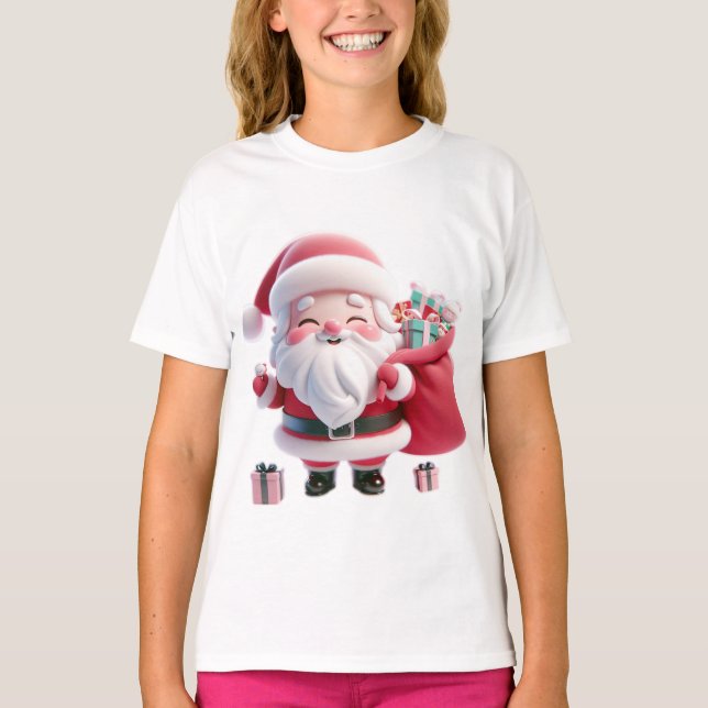 Camiseta Diseño de Santa Claus (Anverso)