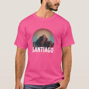 Camiseta Diseño de Santiago Chile Mountain Lover