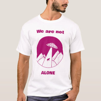 Camiseta Diseño de secuestro de OVNI alienígena, texto (No 
