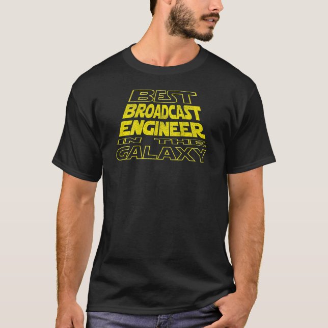 Camiseta Diseño de segundo plano de espacio de ingeniería d (Anverso)