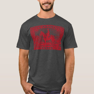 Camiseta Diseño de sellos de correo de la RCMP de Canadá