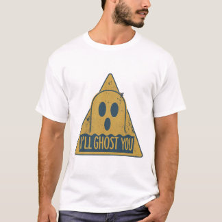Camiseta Diseño de señal de advertencia retro “Te voy a gho