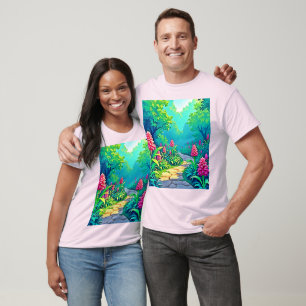 Camiseta Diseño de senderos de jardín mágico