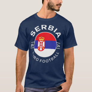 Camiseta Diseño de Serbia Euro 2024