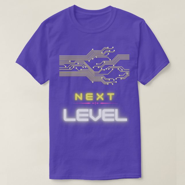 Camiseta diseño de siguiente nivel (Diseño del anverso)