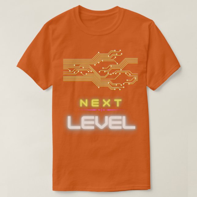 Camiseta diseño de siguiente nivel 2 (Diseño del anverso)