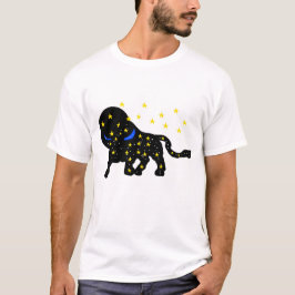 Camiseta Diseño de Silueta de Toro