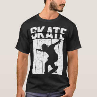 Camiseta Diseño de Skate Boarding - Gráfico de estilo urban