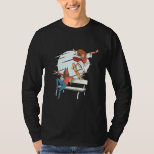 Camiseta Diseño de skateboard con Jesus Grind