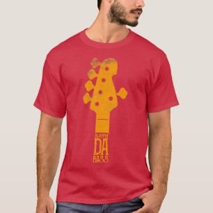 Camiseta Diseño de Slappin Da Bass Guitar Player
