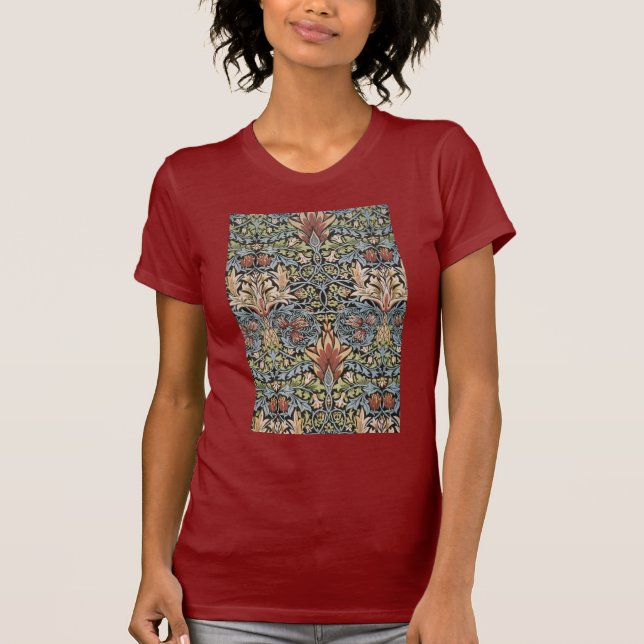 Camiseta Diseño de Snakeshead de William Morris (Anverso)