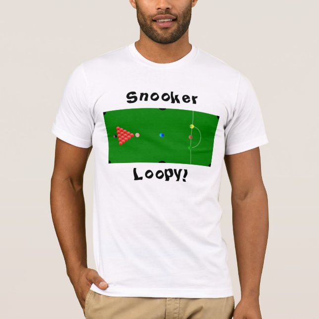 Camiseta Diseño de Snooker (Anverso)