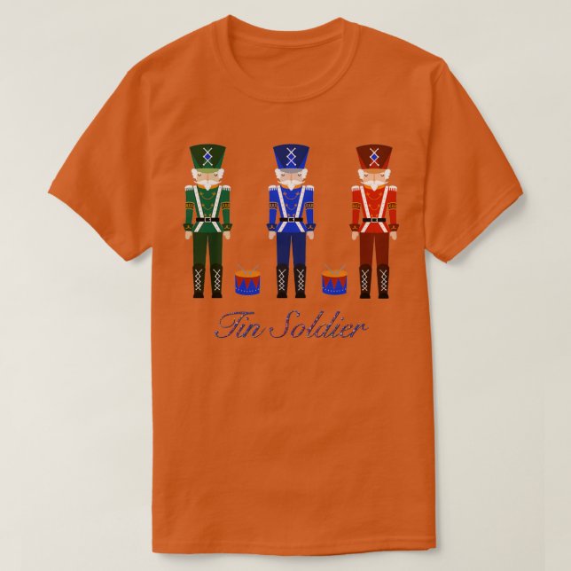 Camiseta Diseño de soldados de estaño (Diseño del anverso)