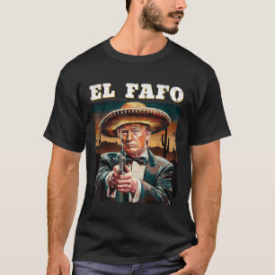 Camiseta Diseño de Sombrero Trump Fafo Mexicano