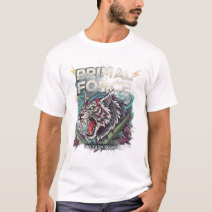 Camiseta Diseño de Streetwear Fuerza Primal Tigre – Desata