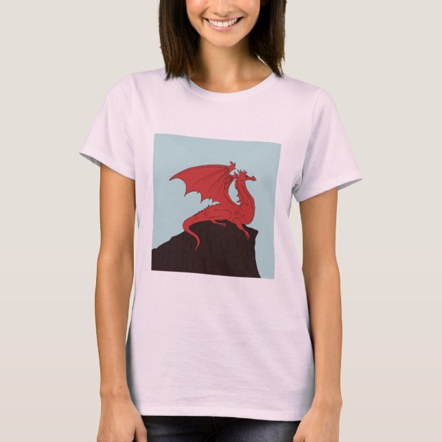 Camiseta Diseño de Stroke Dragon de mano (Anverso)
