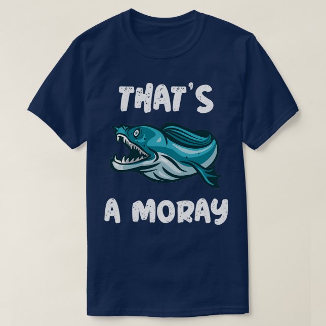 Camiseta Diseño de submarinismo Thatx27 A Moray Scuba (Diseño del anverso)