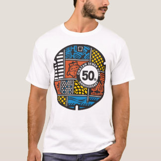Camiseta Diseño de sumidero de Okinawa