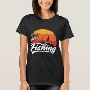 Camiseta Diseño de superhéroe pescador