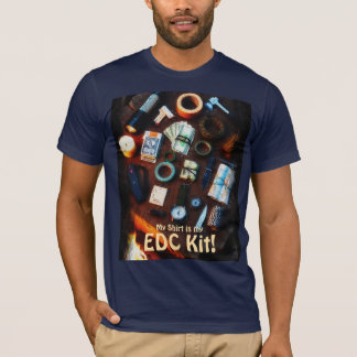 Camiseta Diseño de supervivientes de prepper Kit EDC
