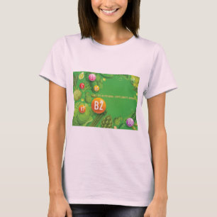 Camiseta Diseño de suplementos nutricionales de Bio