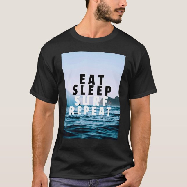 Camiseta Diseño de Surf (Anverso)