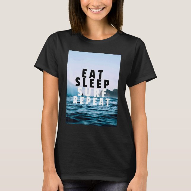 Camiseta Diseño de surf (Anverso)