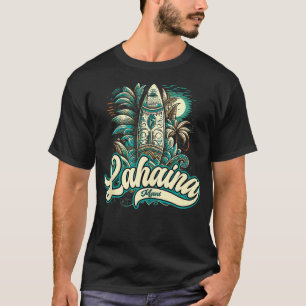 Camiseta Diseño de Surf Hawaii en Playa Lahaina