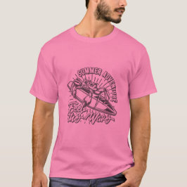 Camiseta Diseño de Surf Vintage de Aventura de Verano