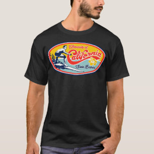 Camiseta Diseño de surfista clásico UC Santa Barbara UCSB