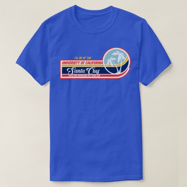 Camiseta Diseño de surfista clásico UCSC 1 (Diseño del anverso)