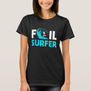 Camiseta Diseño de surfista de Foil Surfing Jinete de ola