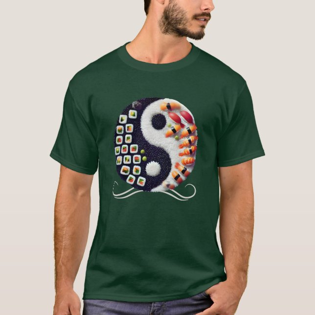 Camiseta diseño de sushi divertido para los fans (Anverso)