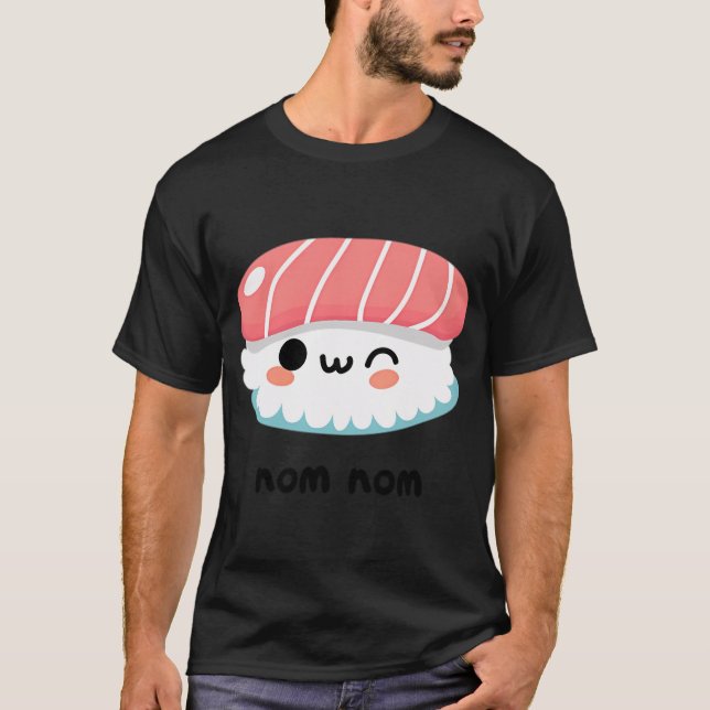 Camiseta Diseño de Sushi Lindo (Anverso)