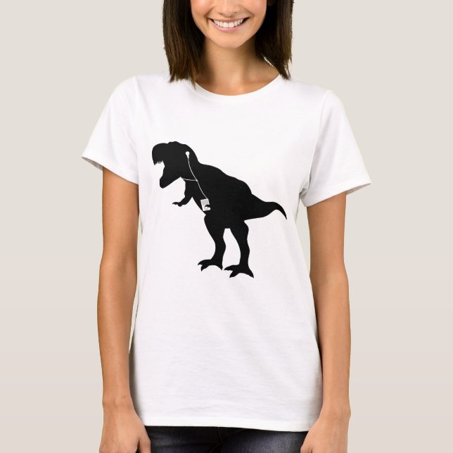 Camiseta Diseño de T-Rex del baile (Anverso)