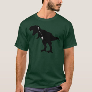 Camiseta Diseño de T-Rex del baile
