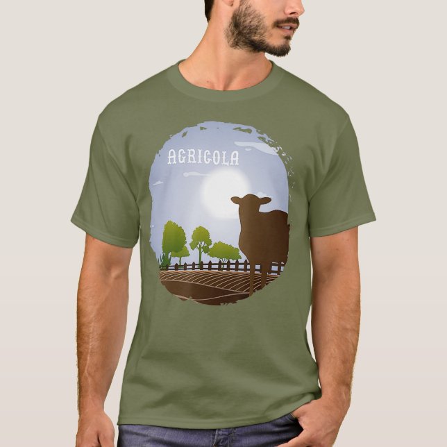 Camiseta Diseño de tablero Agricola Juegos de mesa (Anverso)