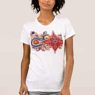 Camiseta Diseño de tangrama por: RokCloneDiseña T multicolo