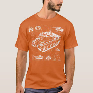 Camiseta diseño de tanques 3d 1