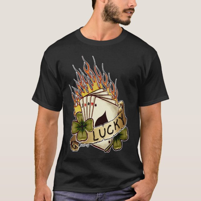 Camiseta Diseño de tarjetas (Anverso)